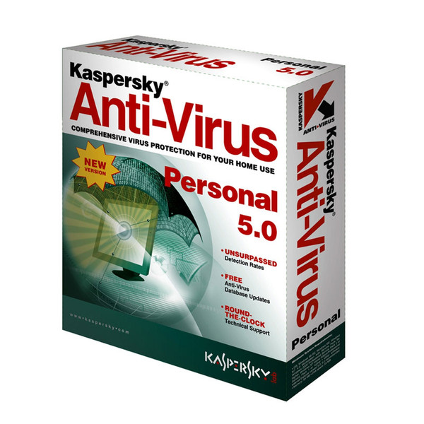 Kaspersky Lab Kaspersky Anti-Virus Personal, NL, DVD DUT