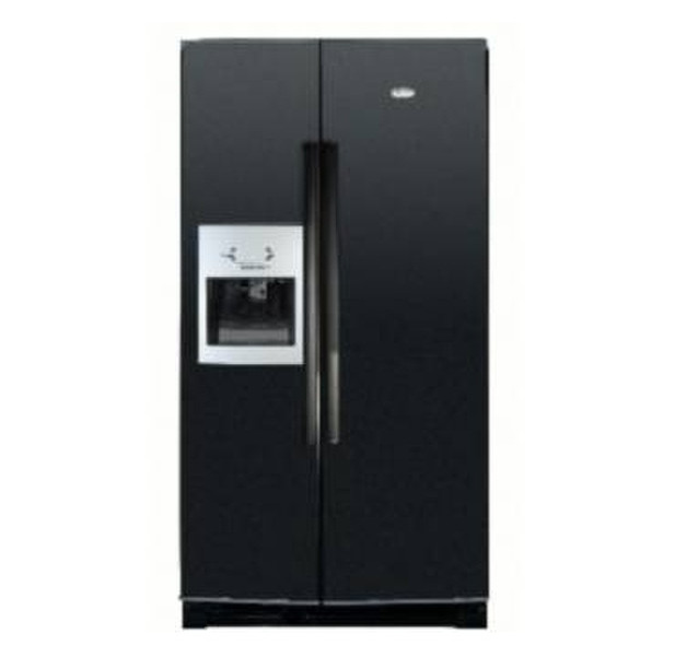 Whirlpool 20RB-D4LA+ freestanding 522L Black side-by-side refrigerator