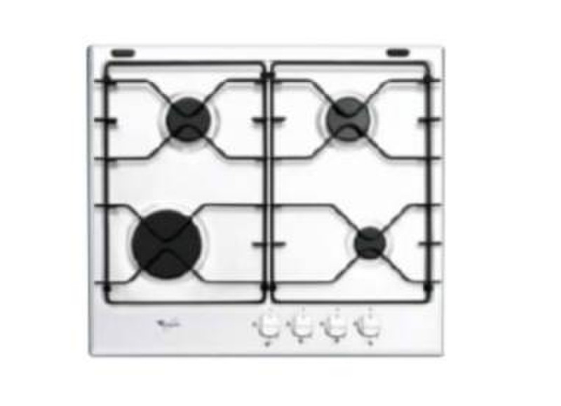 Whirlpool AKT617WH Tabletop Gas hob White hob