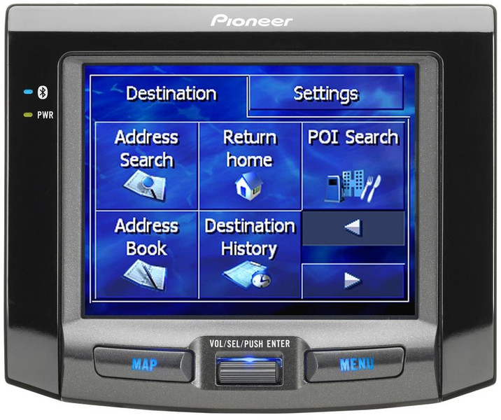 Pioneer AVIC-S1 Handheld Touchscreen Silver navigator