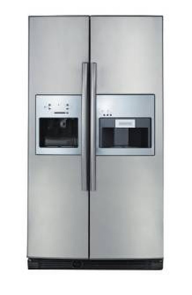 Whirlpool 20RID4ESPRESSO freestanding 480L Silver side-by-side refrigerator