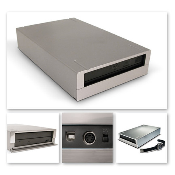 LaCie DVD±RW with LightScribe, Design by F.A. Porsche optical disc drive