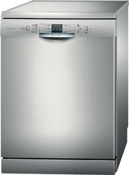 Bosch SMS53M08II Freistehend Frontlader Silber Waschmaschine