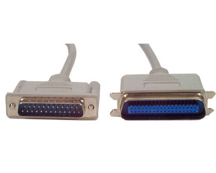 StarTech.com Printer Cable, M/M 1.8m Grey printer cable