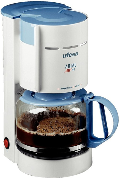 Ufesa CG7220 Arial 40 Drip coffee maker 12cups Blue,White