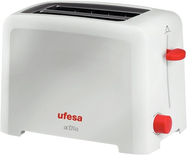 Ufesa TT7360 Activa 2Scheibe(n) 900W Weiß Toaster