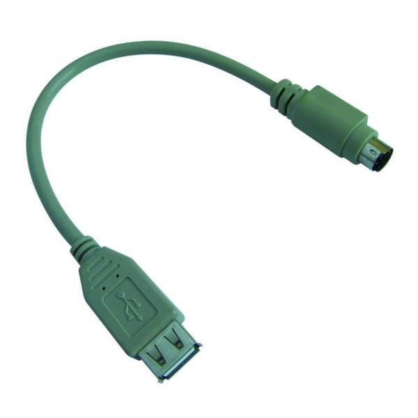 Nilox Cavo adattatore USB/PS2 BOX 100 pz USB-A PS/2 Белый кабельный разъем/переходник