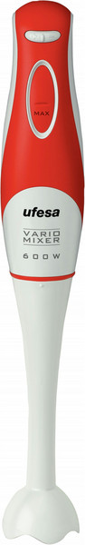 Ufesa BP4560 Vario Mixer 600 600W Rot, Weiß Mixer