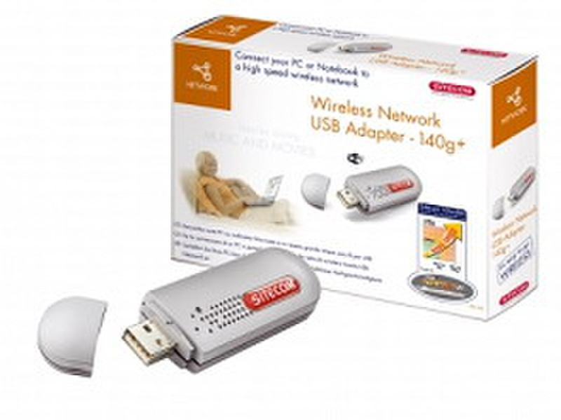 Sitecom WL-142 - Wireless Network USB Dongle 140g+ 54Mbit/s networking card