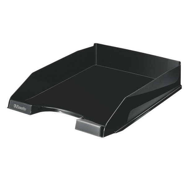 Esselte Desktop tray EUROPOST A4, Black Black desk tray