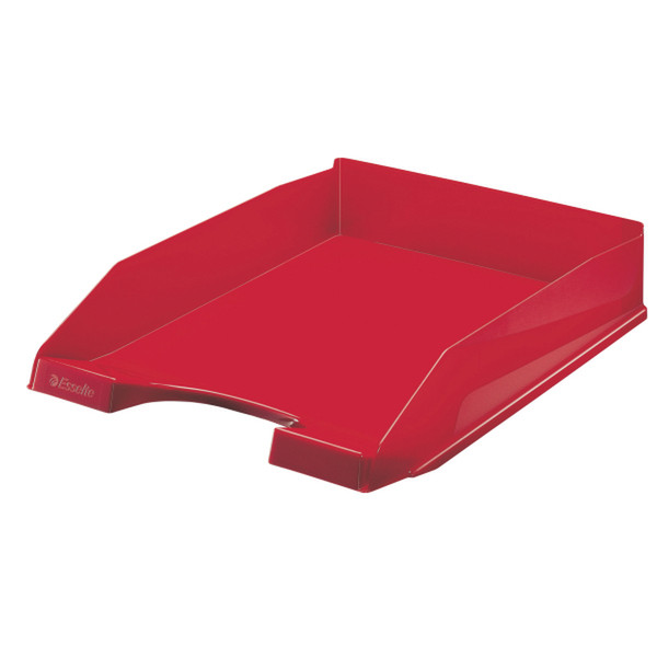 Esselte Desktop tray EUROPOST A4, Red Red desk tray