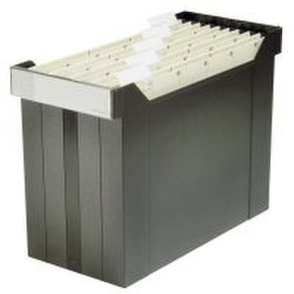 Elba Suspension File Box go Set, with Contents, for A4, PS Black Black document holder