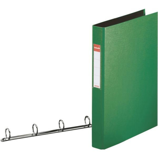 Esselte Standard Ring Binders , PP Green 4x25 mm Grün Ringmappe