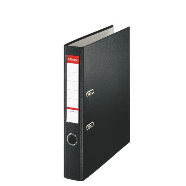 Esselte Plastic Lever Arch File, Economy Black 50 mm Black ring binder