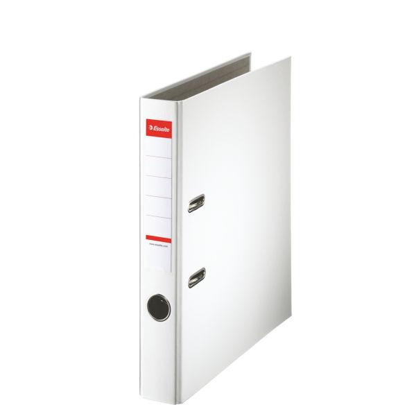 Esselte Plastic Lever Arch File, Economy White 50 mm Weiß Ringmappe