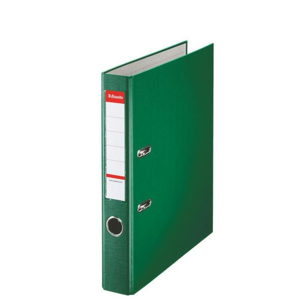 Esselte Plastic Lever Arch File, Economy Green 50 mm Green ring binder