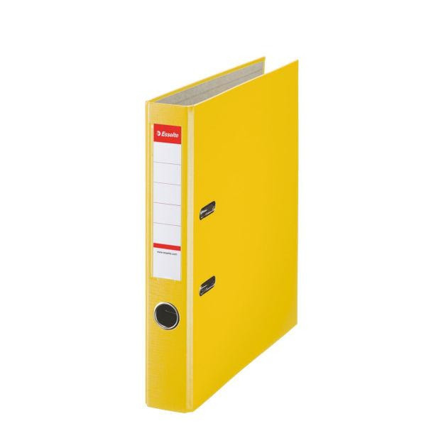 Esselte Plastic Lever Arch File, Economy Yellow 50 mm Gelb Ringmappe