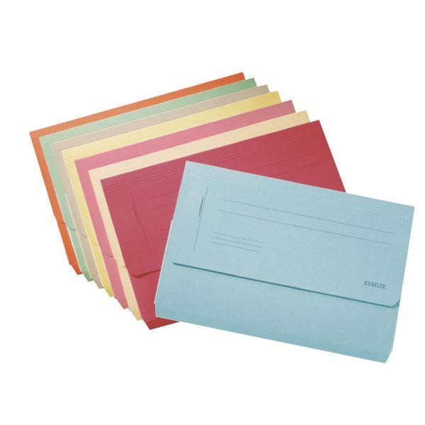 Esselte Pocket-file Folio Blue Желтый