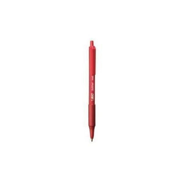 BIC 837399 Clip-on retractable ballpoint pen Rot 12Stück(e) Kugelschreiber