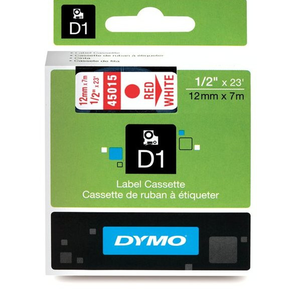 DYMO D1 Standard 12mm x 7m D1 Etiketten erstellendes Band