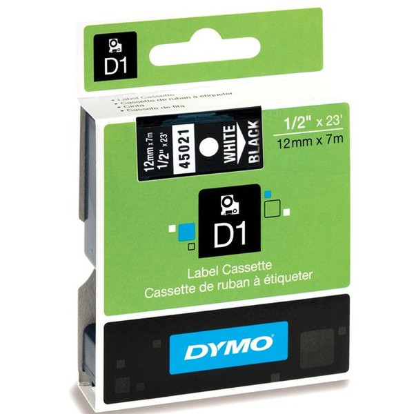 DYMO D1 Standard 12mm x 7m D1 этикеточная лента