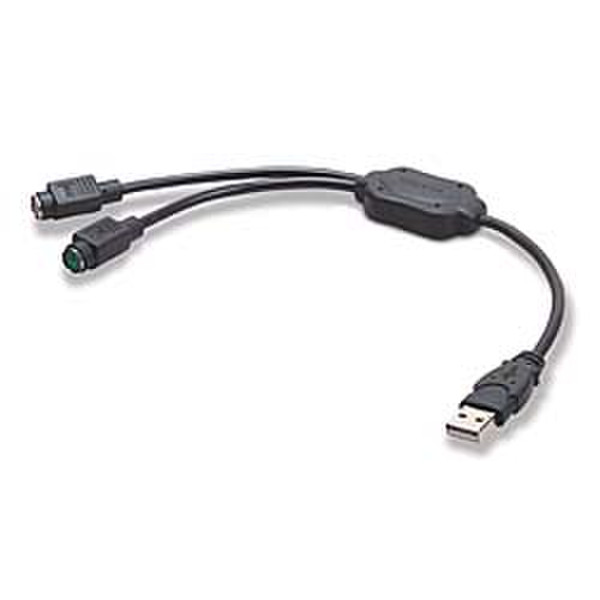 Belkin USB PS 2 Module with two Mini-DIN 6 ports for KeyBoard and Mouse for P 300m PS/2 cable