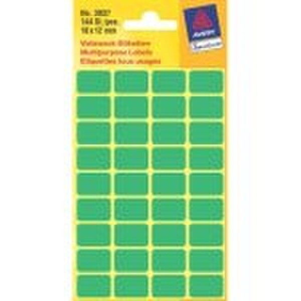 Avery Multipurpose Labels, Green 18 x 12 144шт самоклеящийся ярлык