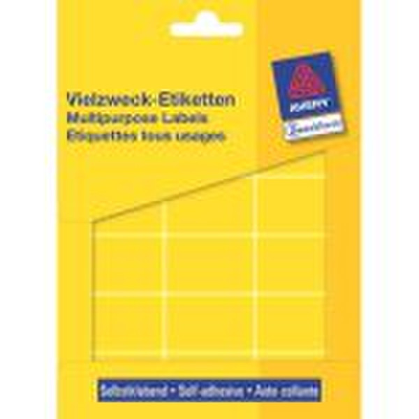 Avery Multipurpose Labels, Yellow 38 x 24 522pc(s) self-adhesive label