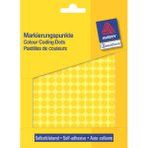 Avery Round Labels, Yellow Ø 8 4784pc(s) self-adhesive label