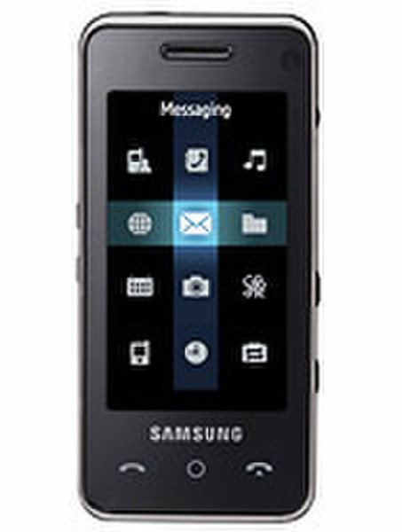 Samsung SGH-F490 Schwarz Smartphone