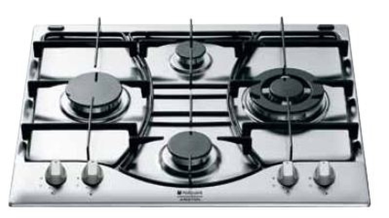 Hotpoint PH 640MST (IX)/HA(T) built-in Gas hob Silver