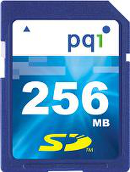 PQI MEM SD Secure Digital 24x 256Mb 0.25GB SD memory card