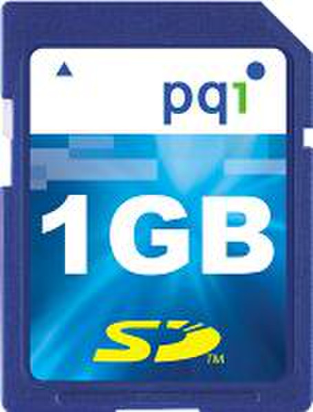 PQI MEM SD Secure Digital 24x 1Gb 1GB SD Speicherkarte