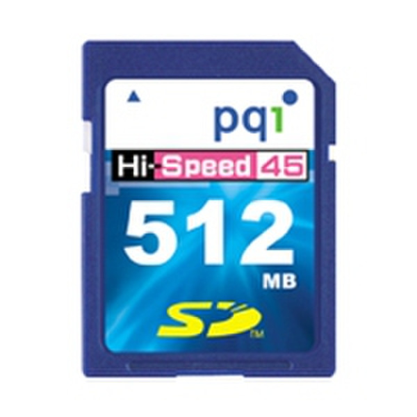 PQI MEM SD Secure Digital 45x 512Mb 0.5ГБ SD карта памяти