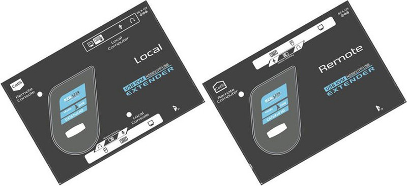 Newstar NS560UTP/USB Черный KVM переключатель