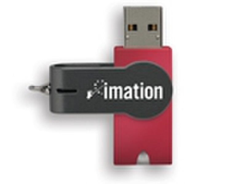 Imation USB 2.0 Flash Drive Swivel Mini 128Mb Kartenleser