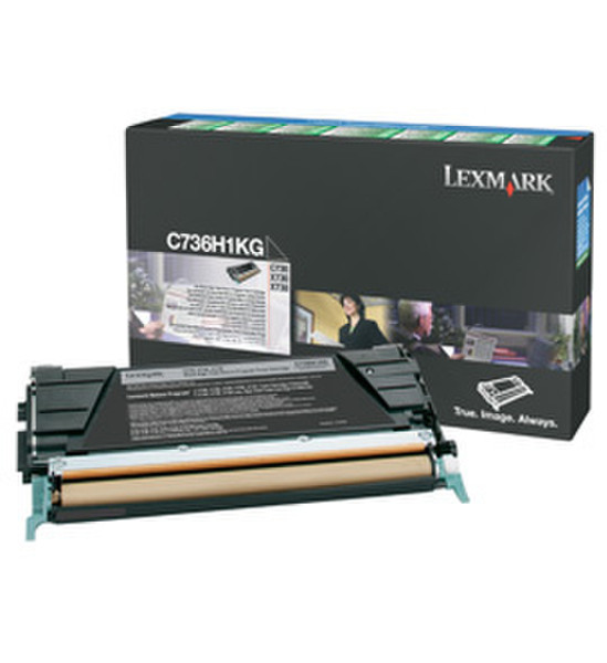 Lexmark C736H1KG Cartridge 12000pages Black laser toner & cartridge