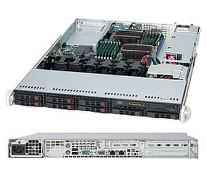 Supermicro 113TQ-560UB Низкопрофильный 560Вт Черный системный блок