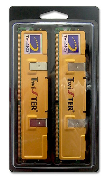 Twinmos TwiSTER Series PC3200 / DDR400 2x256MB Dual-Channel Kit 0.5GB DDR 200MHz memory module