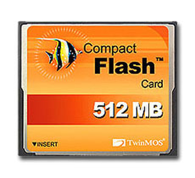 Twinmos COMPACTFLASH-CARD 512MB 0.5ГБ CompactFlash карта памяти