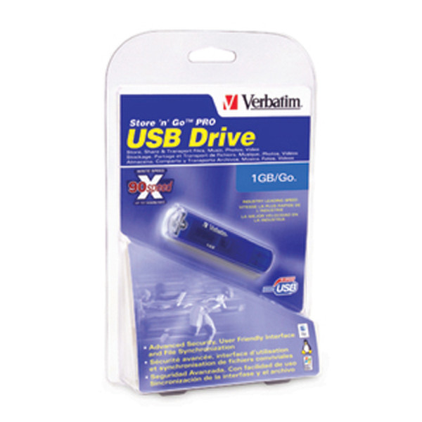 Verbatim Store 'n' Go PRO USB Flash Drive - 1GB 1ГБ карта памяти