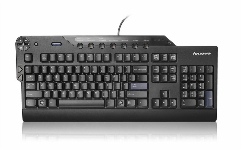 Lenovo 73P2656 USB QWERTY English Black keyboard