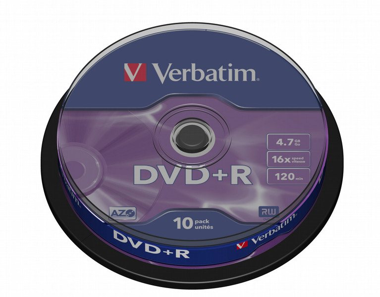 Verbatim DVD+R Matt Silver 4.7GB DVD+R 10Stück(e)