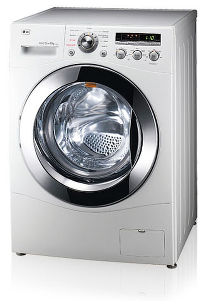 LG F1047TD Freistehend Frontlader 8kg 1200RPM A+ Weiß Waschmaschine