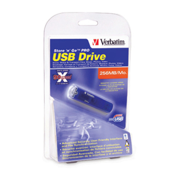 Verbatim Store 'n' Go PRO USB Flash Drive - 256MB 0.25ГБ карта памяти