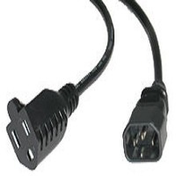 Cables Unlimited PWR-1100-06 1.83м Черный кабель питания