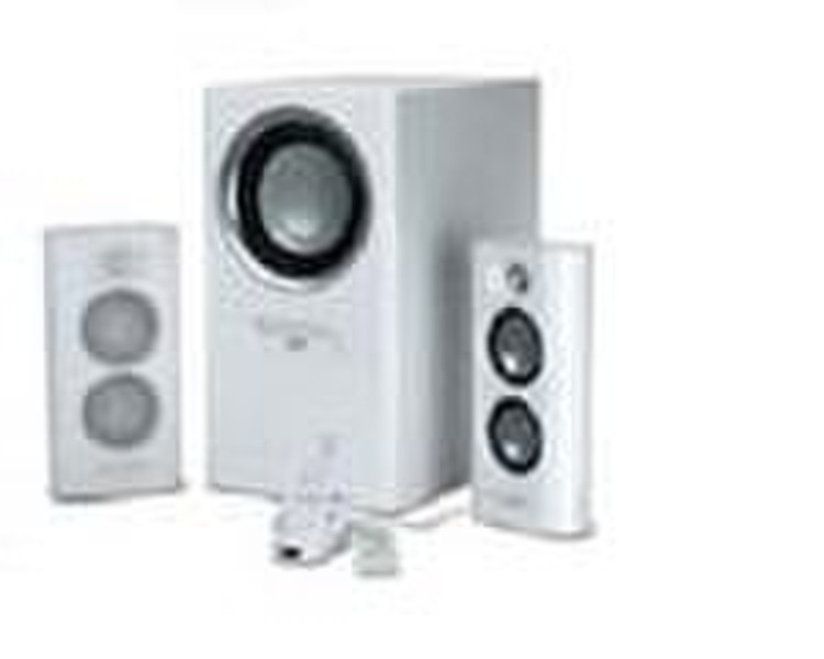 Altec Lansing MX5021 2.1 powered audio system white 90W Lautsprecher