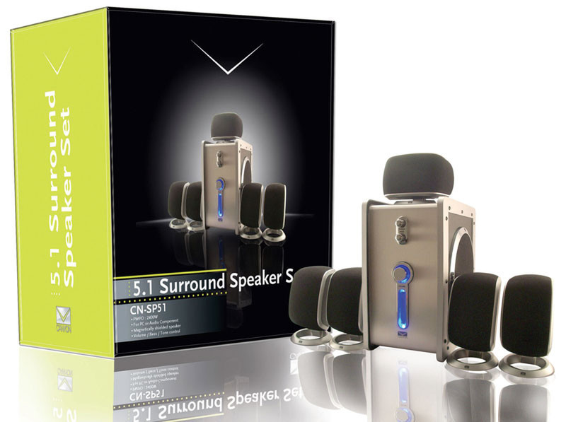 Canyon Speaker Set (5.1 Channel Surround, 20W, 100Hz-19kHz) 20Вт акустика