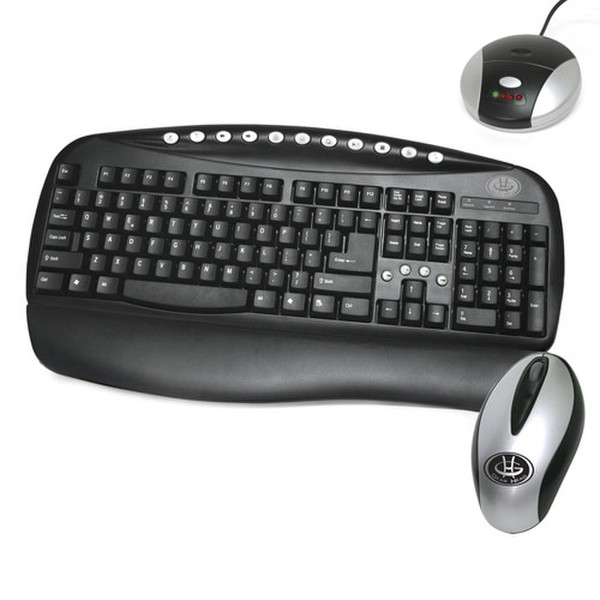 Gear Head KB5000WDR RF Wireless Black keyboard