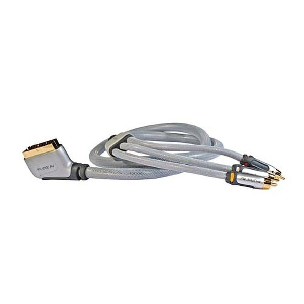 Belkin PureAV SCART to RCA Cable - 4.9m 4.9m Grey